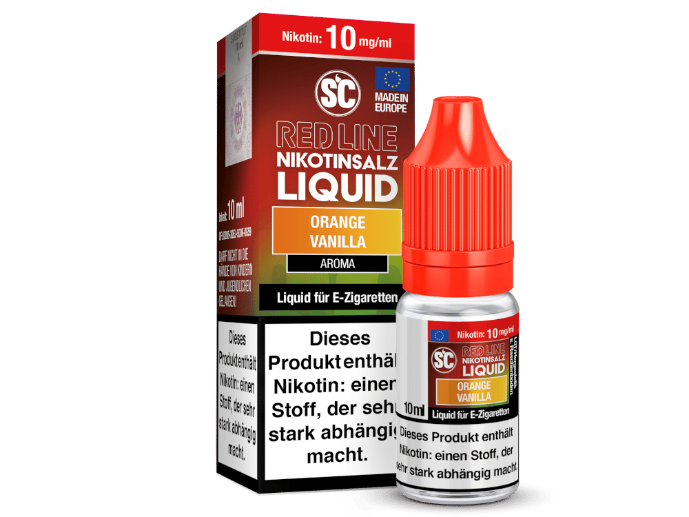 SC - Red Line - Orange Vanilla - Nikotinsalz Liquid 10 mg/ml 10er Packung