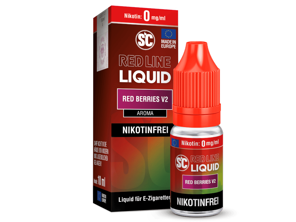 SC - Red Line - Red Berries V2 - Nikotinsalz Liquid 0 mg/ml 500er Packung
