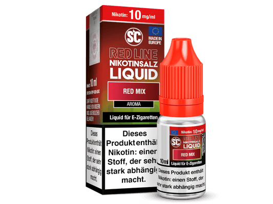 SC - Red Line - Red Mix - Nikotinsalz Liquid 10 mg/ml 10er Packung