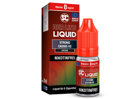 SC - Red Line - Strong Cassis V2 - Nikotinsalz Liquid 0 mg/ml 500er Packung