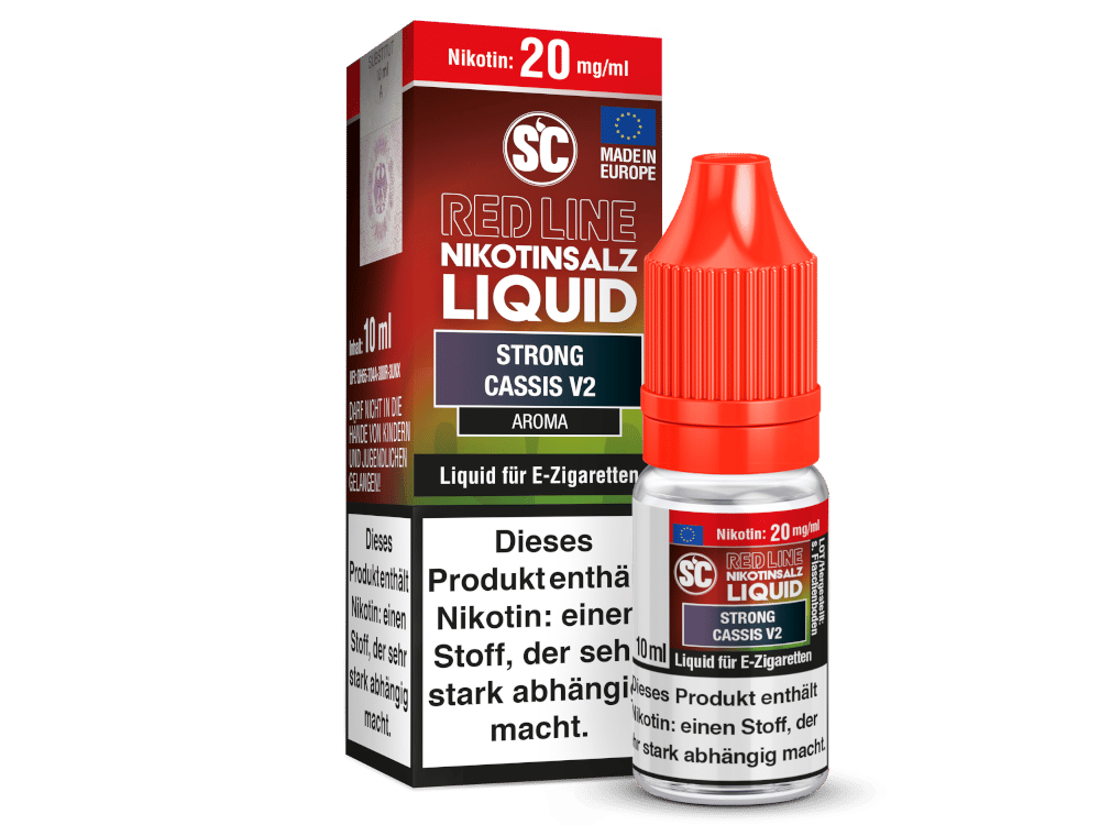 SC - Red Line - Strong Cassis V2 - Nikotinsalz Liquid 20 mg/ml