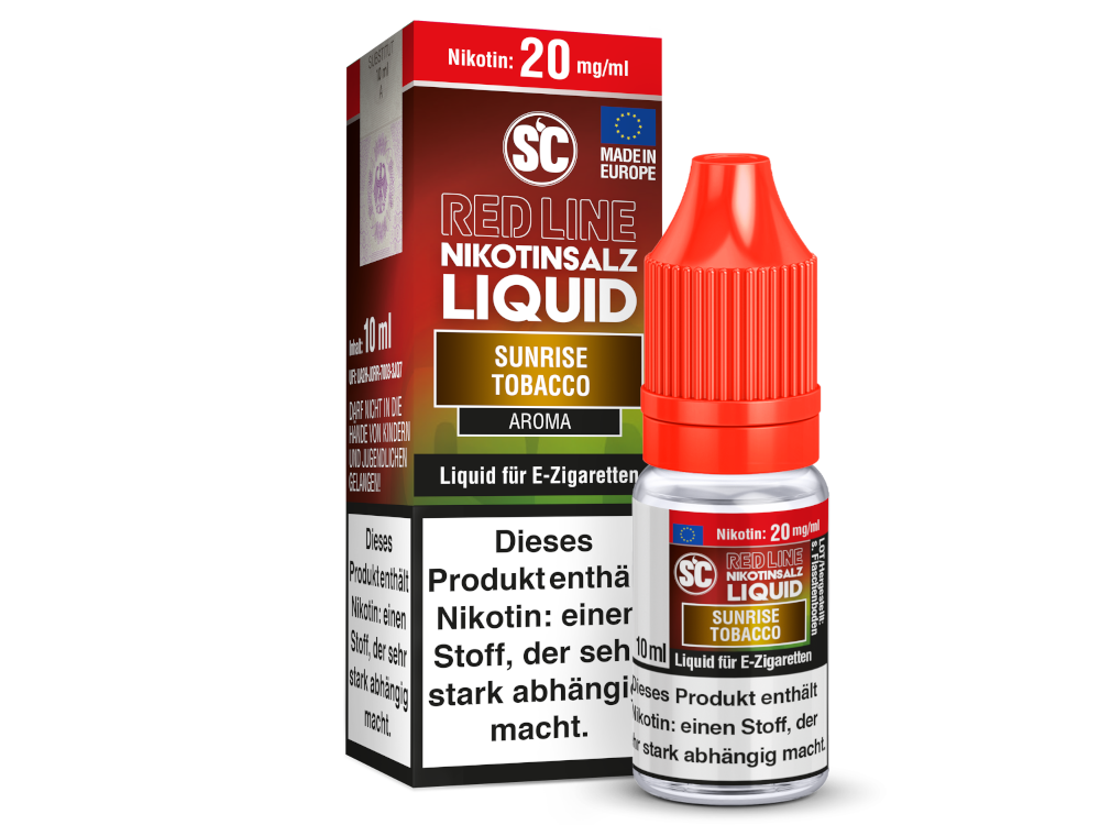 SC - Red Line - Sunrise Tobacco - Nikotinsalz Liquid 20 mg/ml 500er Packung