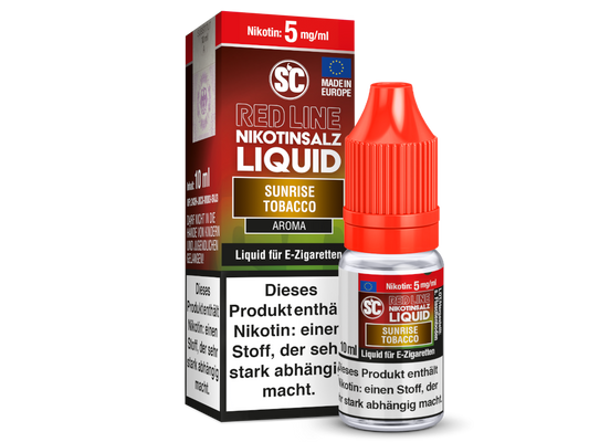 SC - Red Line - Sunrise Tobacco - Nikotinsalz Liquid 5 mg/ml 10er Packung