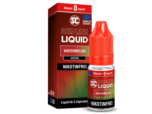 SC - Red Line - Watermelon - Nikotinsalz Liquid 0 mg/ml 10er Packung