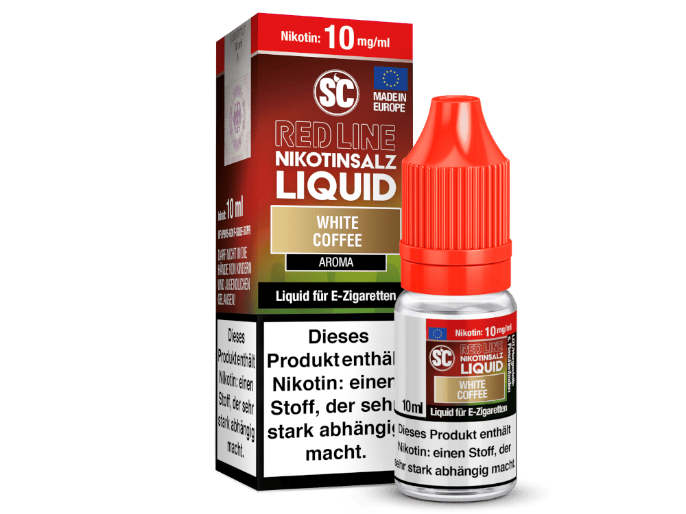 SC - Red Line - White Coffee - Nikotinsalz Liquid 10 mg/ml