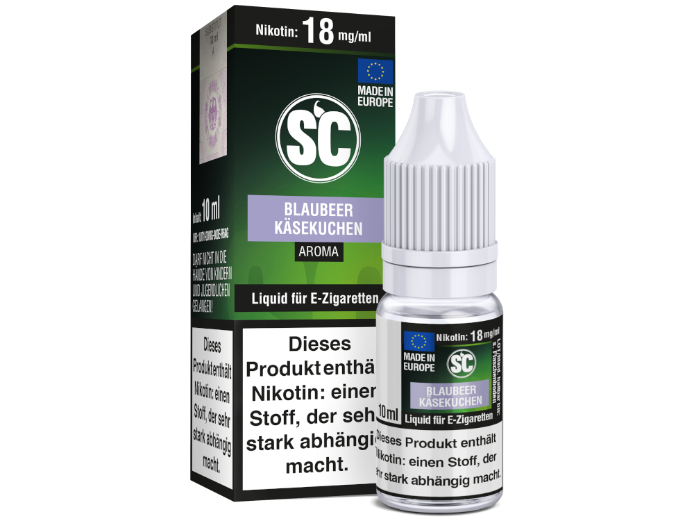 SC Liquid - Blaubeer Käsekuchen 0 mg/ml 500er Packung