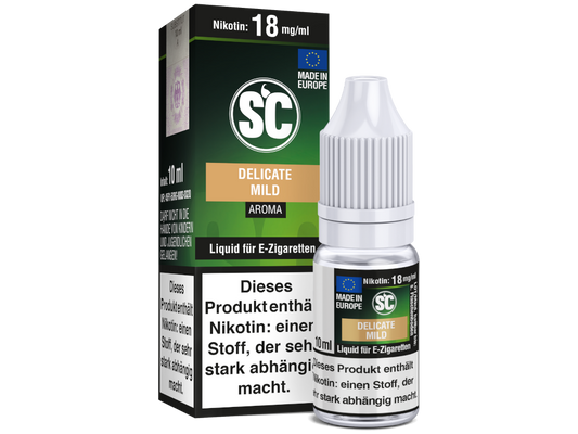 SC Liquid - Delicate Mild Tabak 12 mg/ml 10er Packung