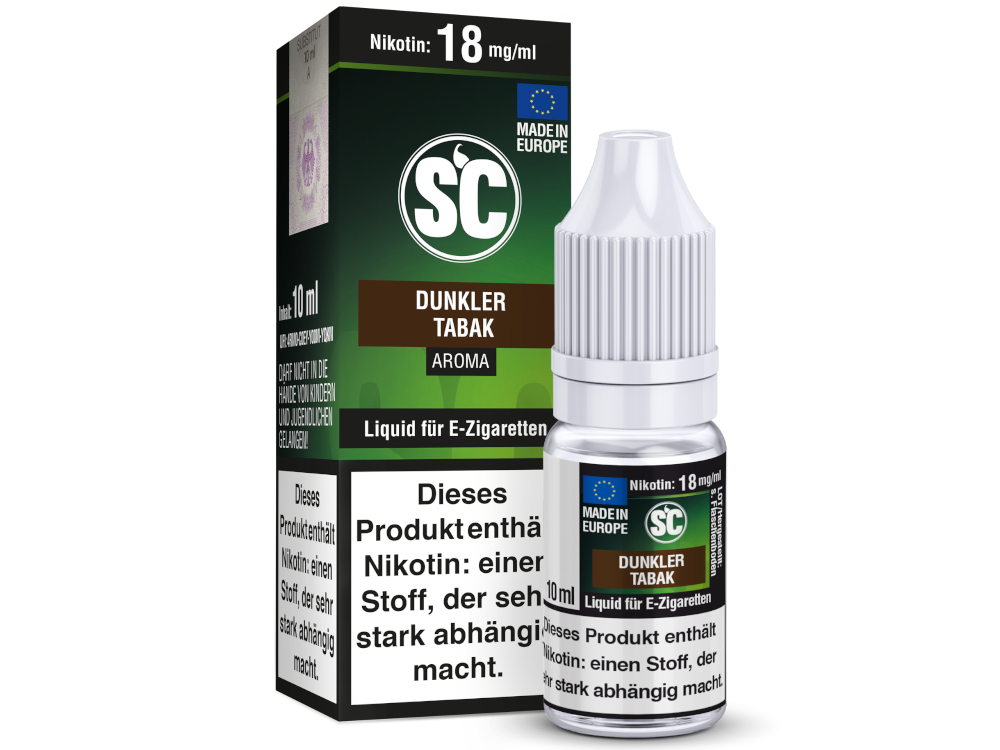 SC Liquid - Dunkler Tabak 18 mg/ml