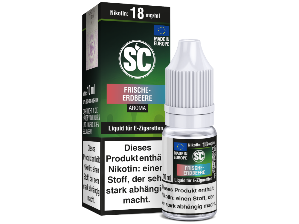 SC Liquid - Frische Erdbeere 18 mg/ml 500er Packung