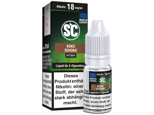 SC Liquid - Kokos Schokolade 0 mg/ml 10er Packung