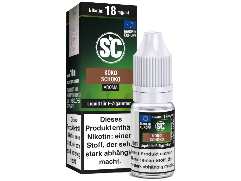 SC Liquid - Kokos Schokolade 3 mg/ml 10er Packung