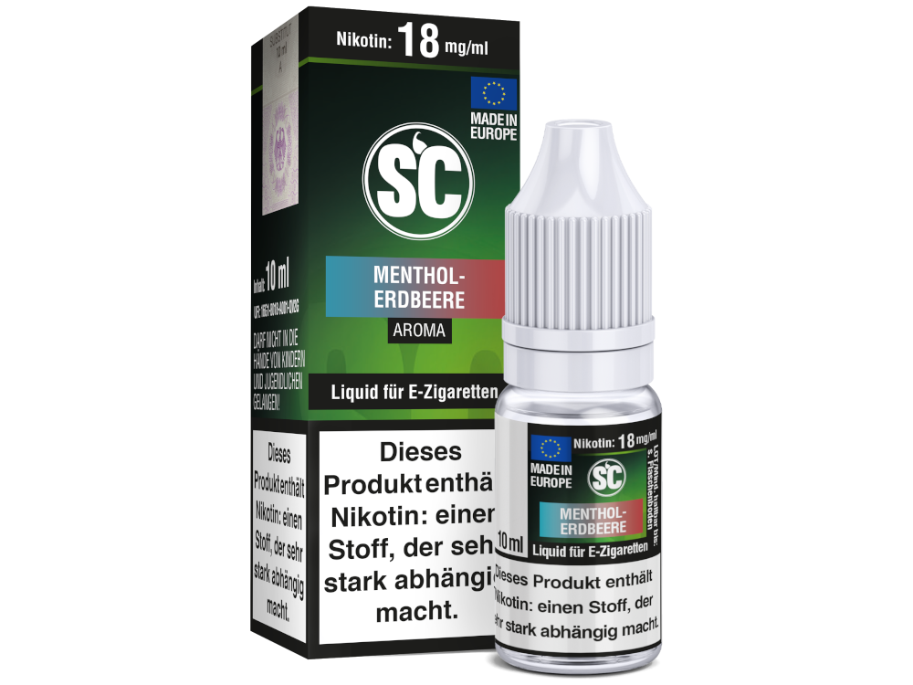 SC Liquid - Menthol-Erdbeere 6 mg/ml
