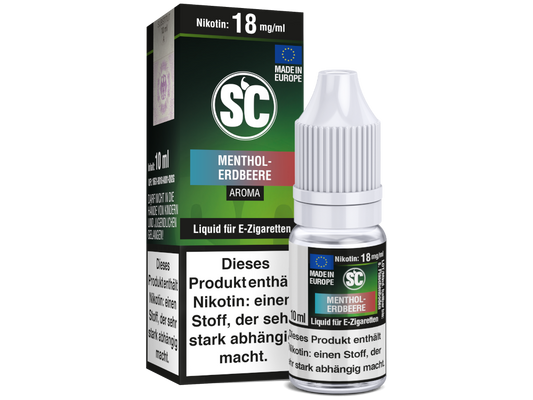 SC Liquid - Menthol-Erdbeere 0 mg/ml 500er Packung