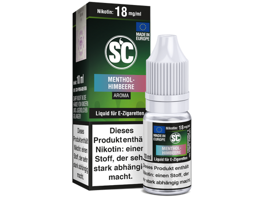 SC Liquid - Menthol-Himbeere 6 mg/ml 10er Packung