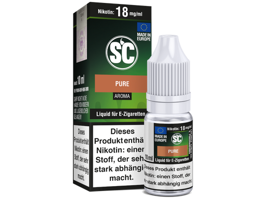 SC Liquid - Pure Tabak 0 mg/ml 10er Packung