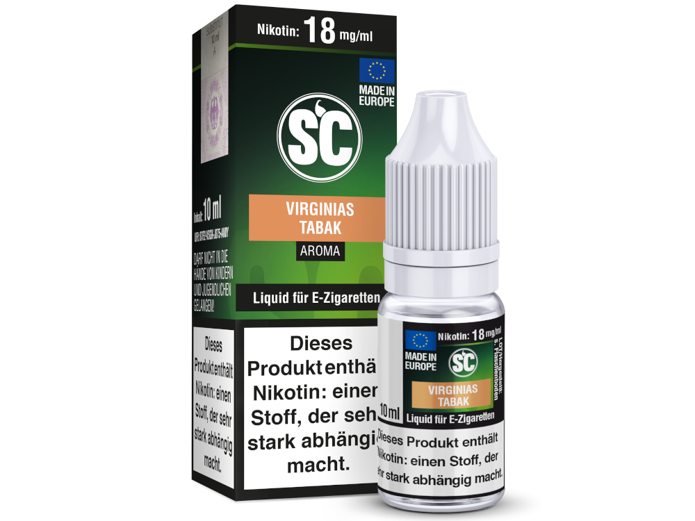 SC Liquid - Virginias Tabak 3 mg/ml 500er Packung