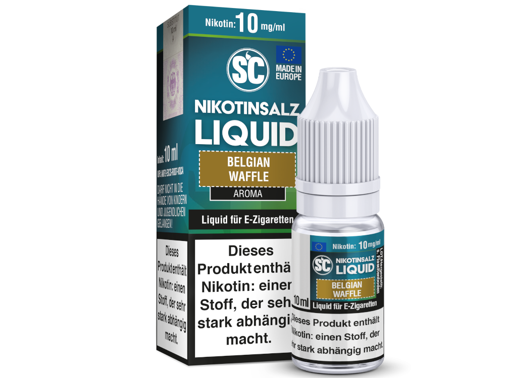 SC - Belgian Waffle - Nikotinsalz Liquid 10 mg/ml 500er Packung