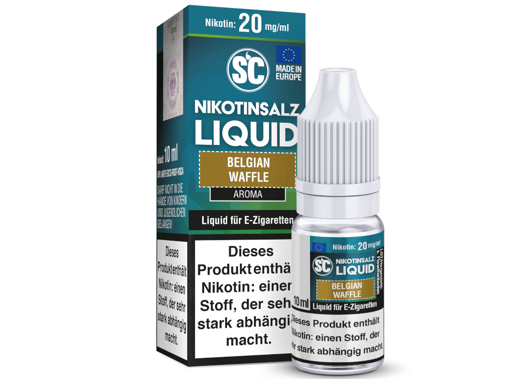 SC - Belgian Waffle - Nikotinsalz Liquid 20 mg/ml 500er Packung