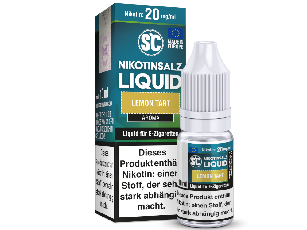 SC - Lemon Tart - Nikotinsalz Liquid 20 mg/ml 500er Packung