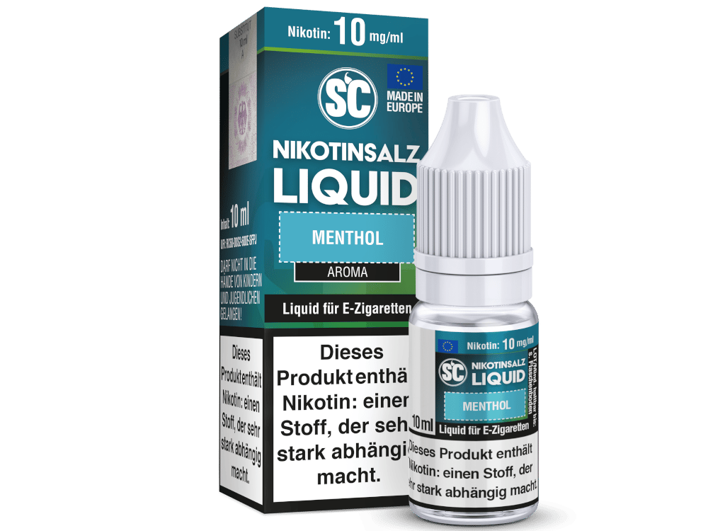 SC - Menthol - Nikotinsalz Liquid 10 mg/ml 500er Packung