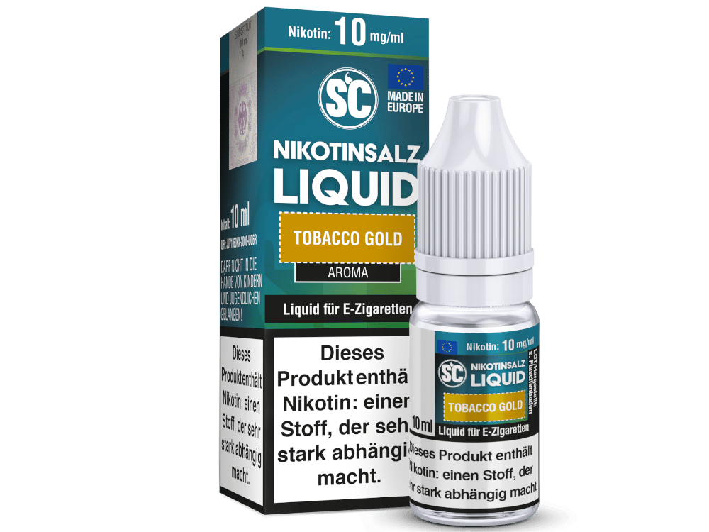 SC - Tobacco Gold - Nikotinsalz Liquid 10 mg/ml 500er Packung
