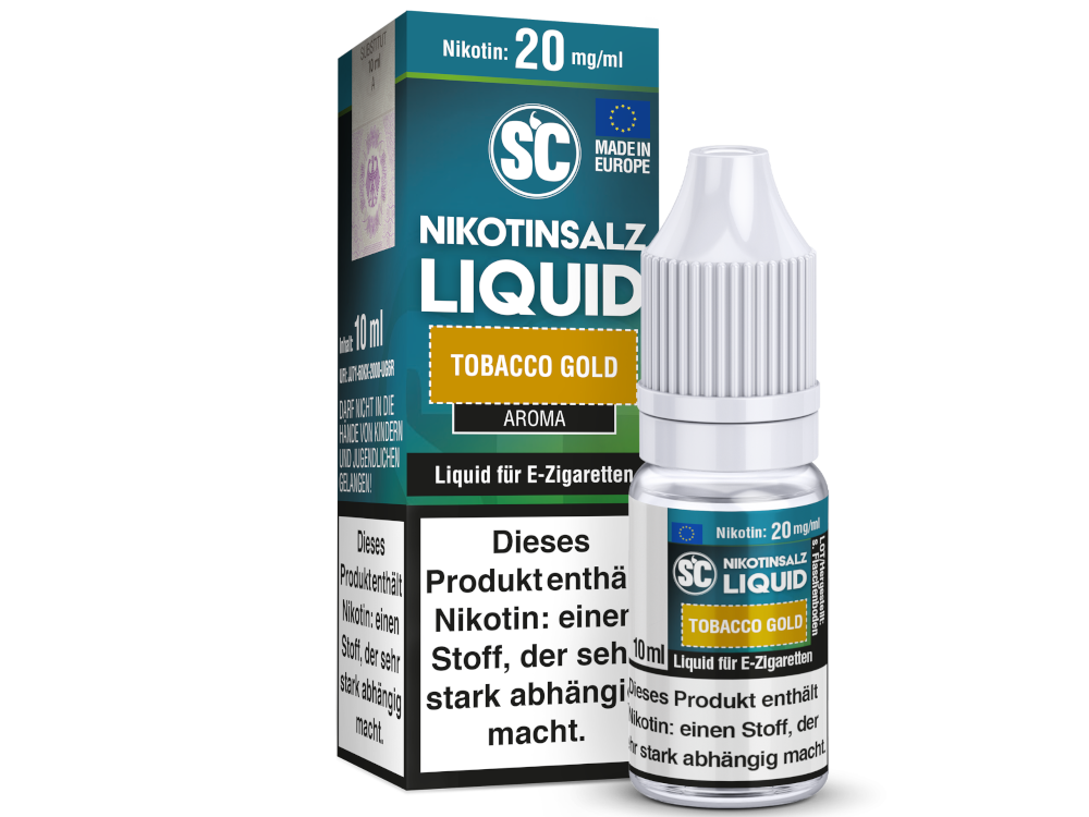 SC - Tobacco Gold - Nikotinsalz Liquid 20 mg/ml 10er Packung