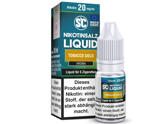 SC - Tobacco Gold - Nikotinsalz Liquid 20 mg/ml 10er Packung