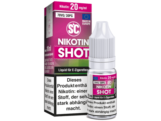 SC - 10 ml Nikotin Shot 70VG/30PG 20 mg/ml 10er Packung