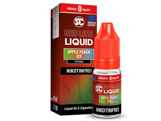 SC - Red Line - Apple Peach Ice - Nikotinsalz Liquid 0 mg/ml 10er Packung
