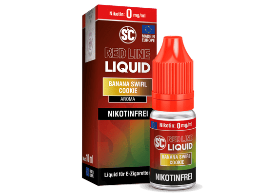 SC - Red Line - Banana Swirl Cookie - Nikotinsalz Liquid 0 mg/ml 500er Packung