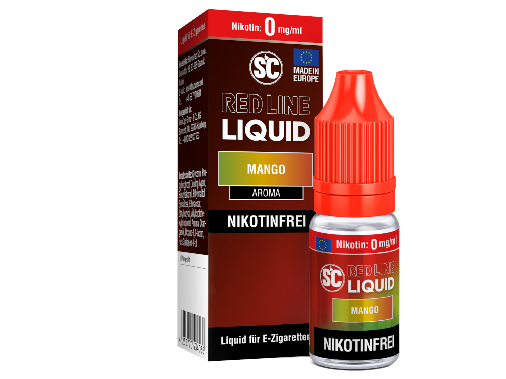 SC - Red Line - Mango - Nikotinsalz Liquid 0 mg/ml 500er Packung