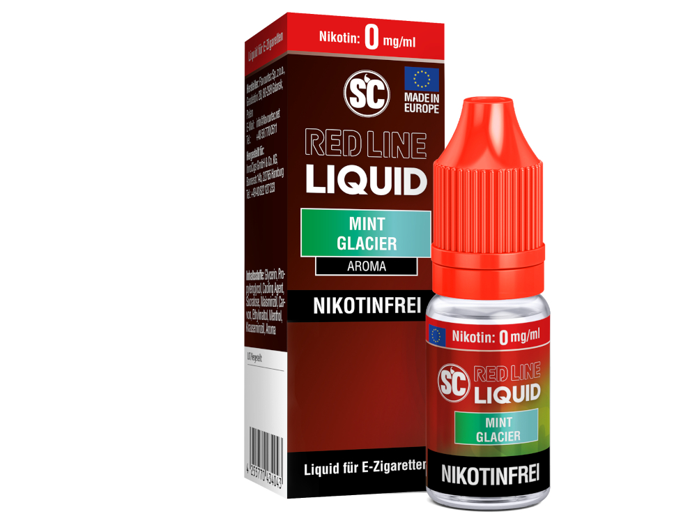 SC - Red Line - Mint Glacier - Nikotinsalz Liquid 0 mg/ml 500er Packung