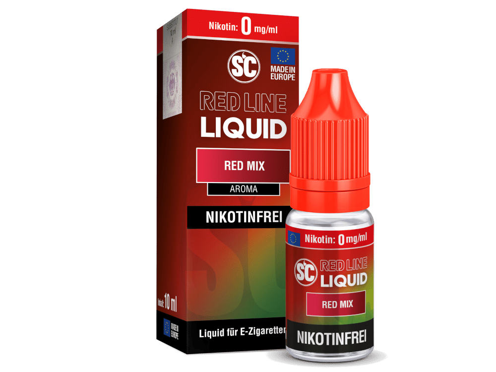 SC - Red Line - Red Mix - Nikotinsalz Liquid 0 mg/ml 10er Packung