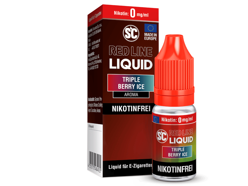SC - Red Line - Triple Berry Ice - Nikotinsalz Liquid 0 mg/ml 500er Packung