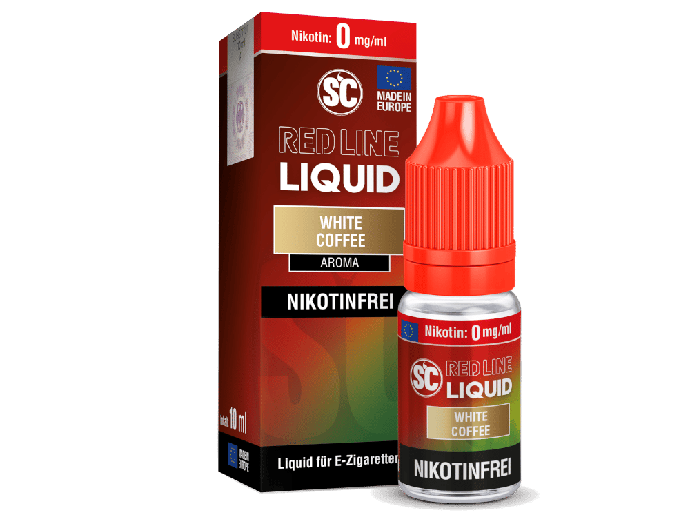 SC - Red Line - White Coffee - Nikotinsalz Liquid 0 mg/ml