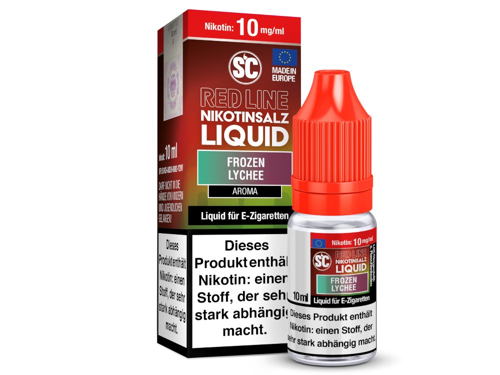 SC - Red Line - Frozen Lychee - Nikotinsalz Liquid 10 mg/ml 500er Packung
