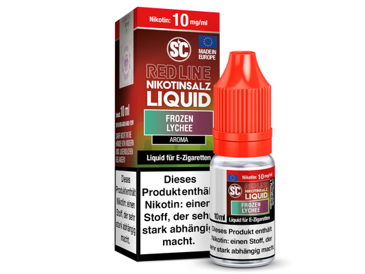 SC - Red Line - Frozen Lychee - Nikotinsalz Liquid 10 mg/ml 500er Packung