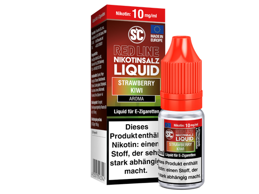 SC - Red Line - Strawberry Kiwi - Nikotinsalz Liquid 10 mg/ml 10er Packung