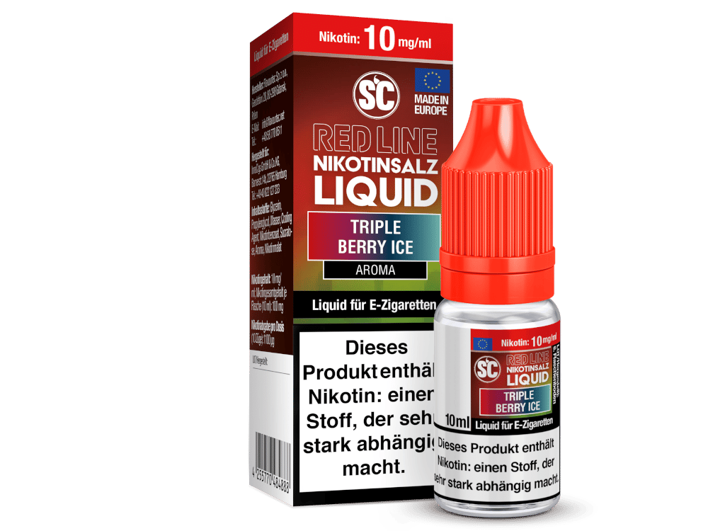 SC - Red Line - Triple Berry Ice - Nikotinsalz Liquid 10 mg/ml 500er Packung