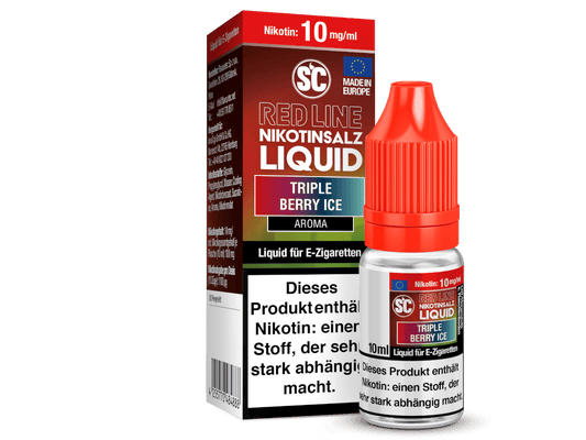 SC - Red Line - Triple Berry Ice - Nikotinsalz Liquid 10 mg/ml 500er Packung