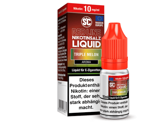 SC - Red Line - Triple Melon - Nikotinsalz Liquid 10 mg/ml 10er Packung