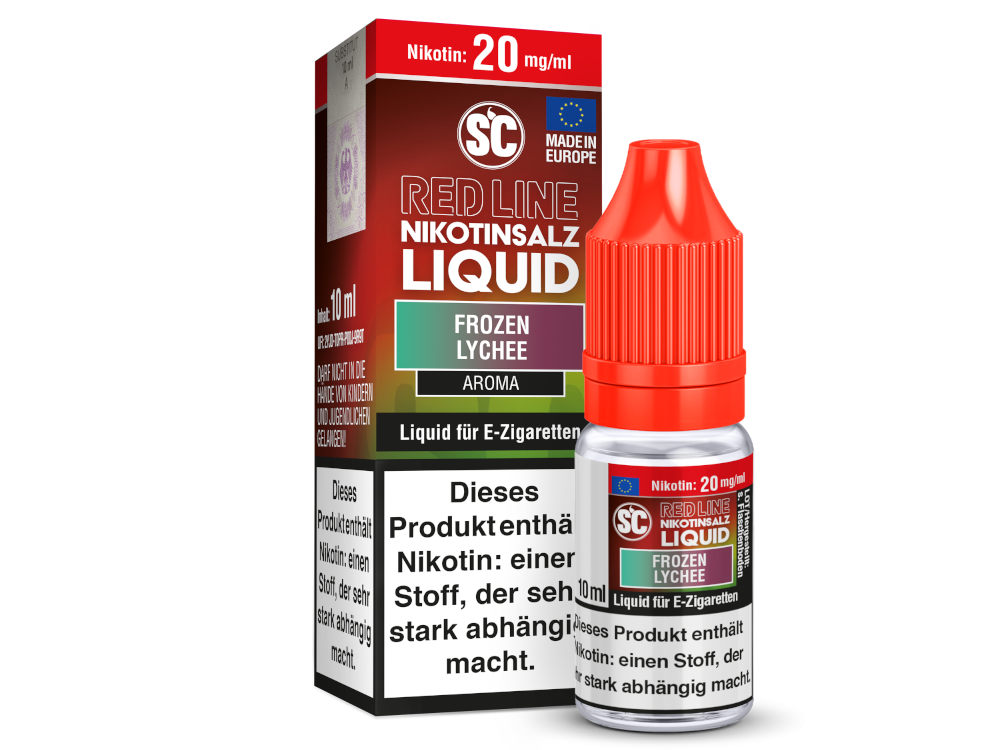 SC - Red Line - Frozen Lychee - Nikotinsalz Liquid 20 mg/ml 10er Packung