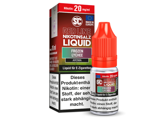 SC - Red Line - Frozen Lychee - Nikotinsalz Liquid 20 mg/ml 10er Packung