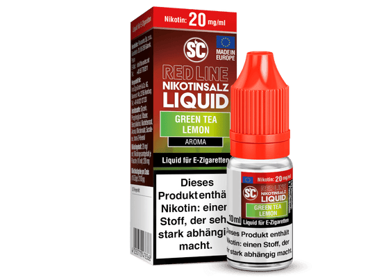 SC - Red Line - Green Tea Lemon - Nikotinsalz Liquid 20 mg/ml