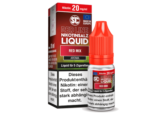 SC - Red Line - Red Mix - Nikotinsalz Liquid 20 mg/ml 10er Packung