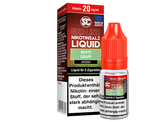 SC - Red Line - White Grape - Nikotinsalz Liquid 20 mg/ml 500er Packung