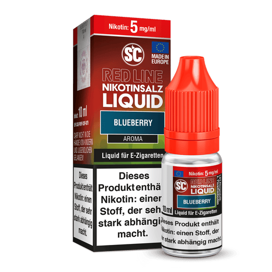 SC - Red Line - Blueberry - Nikotinsalz Liquid 5 mg/ml 10er Packung