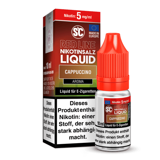 SC - Red Line - Cappuccino - Nikotinsalz Liquid 5 mg/ml