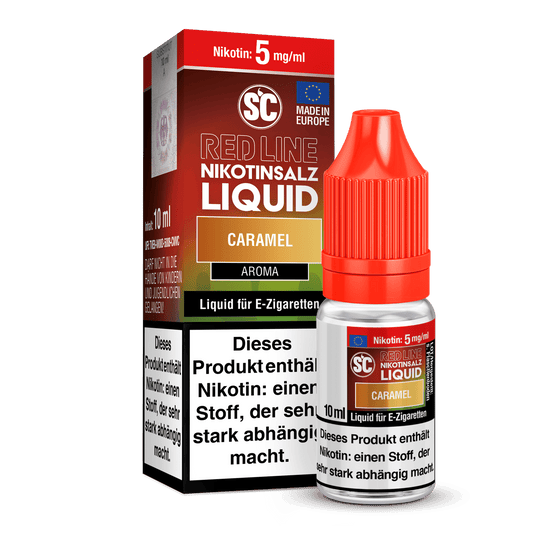 SC - Red Line - Caramel - Nikotinsalz Liquid 5 mg/ml 500er Packung
