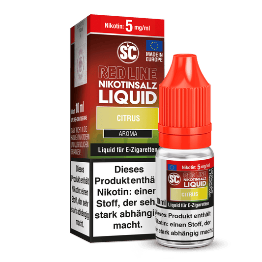 SC - Red Line - Citrus - Nikotinsalz Liquid 5 mg/ml 10er Packung